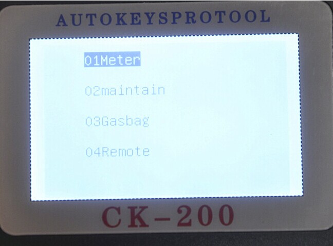CK-200 مفتاح مبرمج شاشة العرض -7